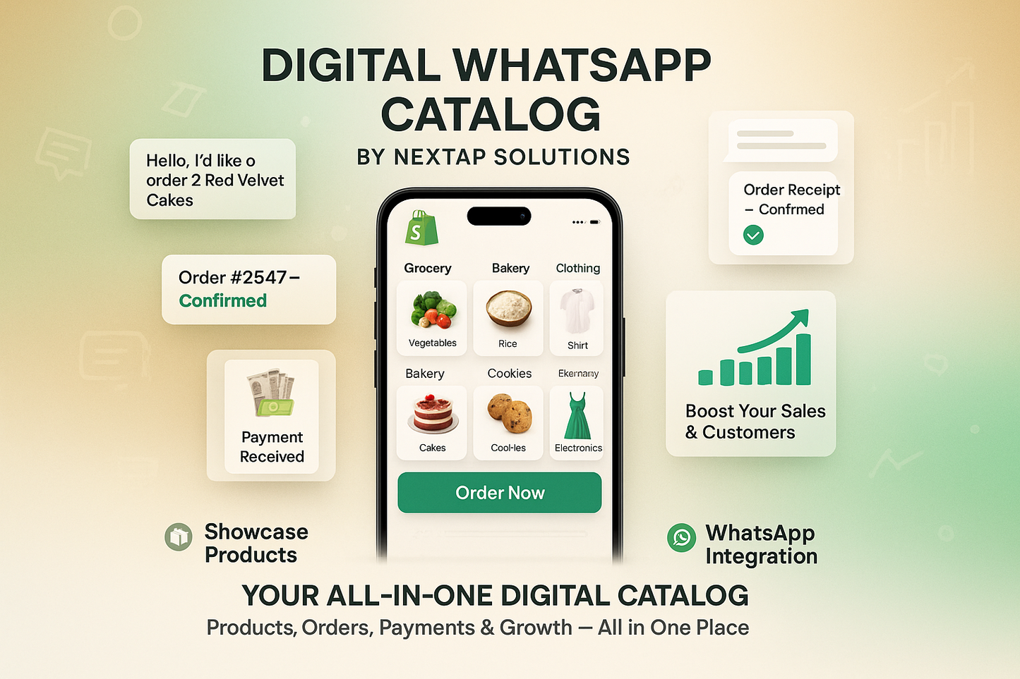 Digital WhatsApp store + catalog