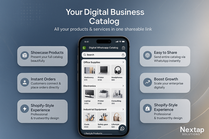 Digital WhatsApp store + catalog