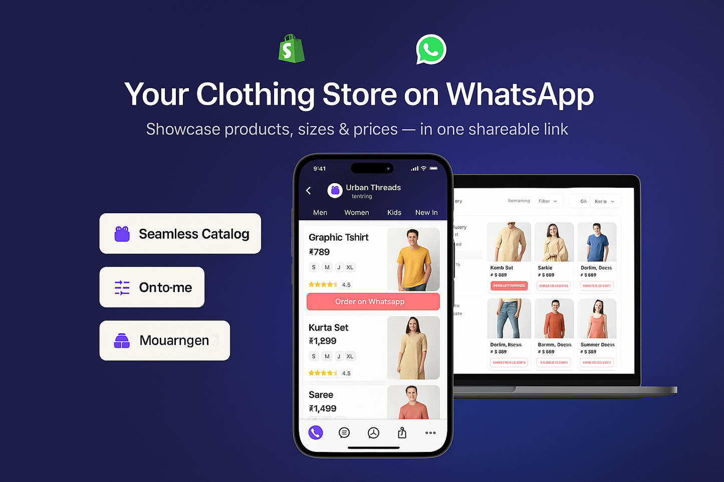 Digital WhatsApp store + catalog